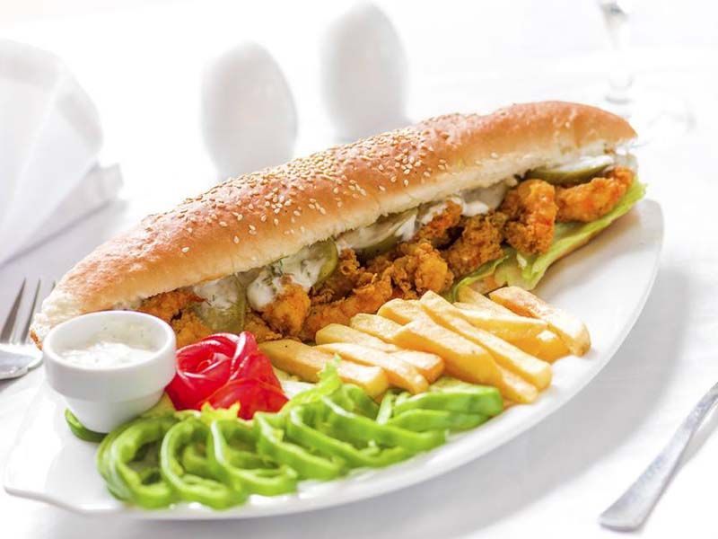 Grilled Seafood Sandwich