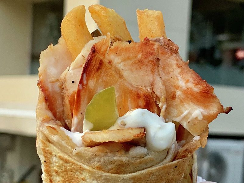 Extra Saj Chicken Shawerma