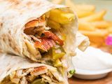 Shawerma With French Fries Sandwich