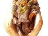 French Sausage shawarma sandwich