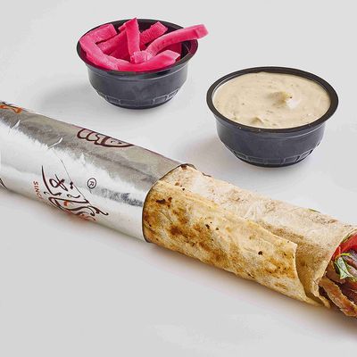 Meat Shawerma Saj bread