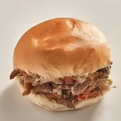 Bun Meat Shawarma Sandwich