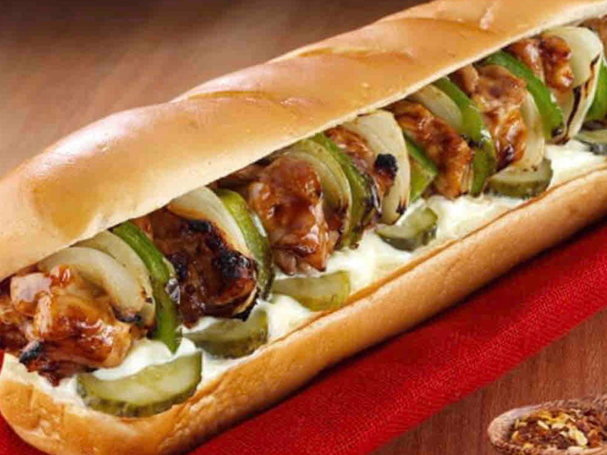 Shish Tawook sandwich
