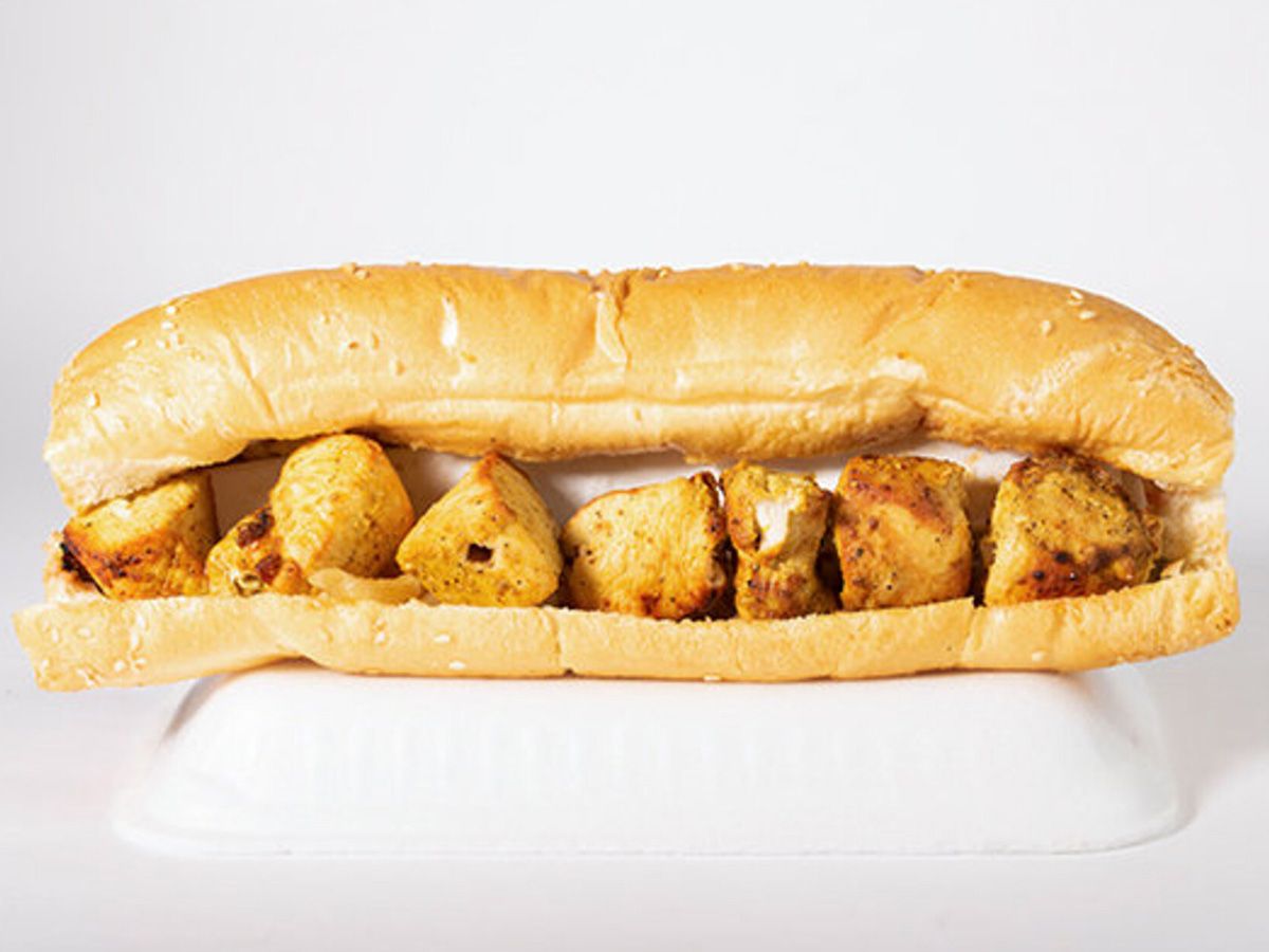 Shish tawook sandwich