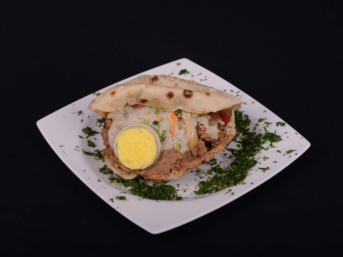 Foul Boiled Egg Sandwich