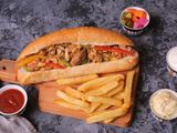 Chicken fajita sandwich