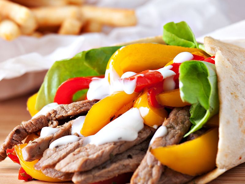 Beef Fajita Sandwich