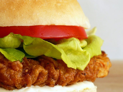 Plain Chicken Pane Sandwich