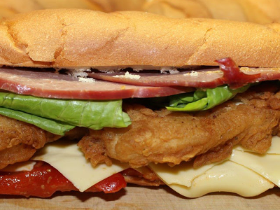 Cheese Chicken Pane Sandwich