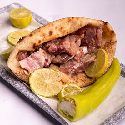 Fesikh Salad Sandwich