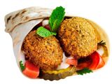 Falafel Sandwich With Foul