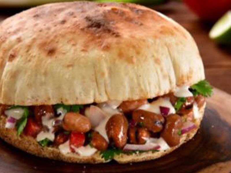 Foul With Ghee Sandwich