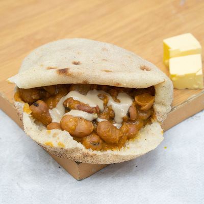 Foul with Butter Sandwich