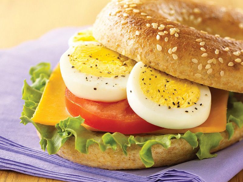 Foul With Boiled Eggs Sandwich