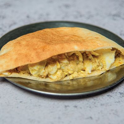 Foul With Boiled Eggs Sandwich