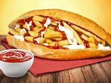 Ketchup mayonnaise potato