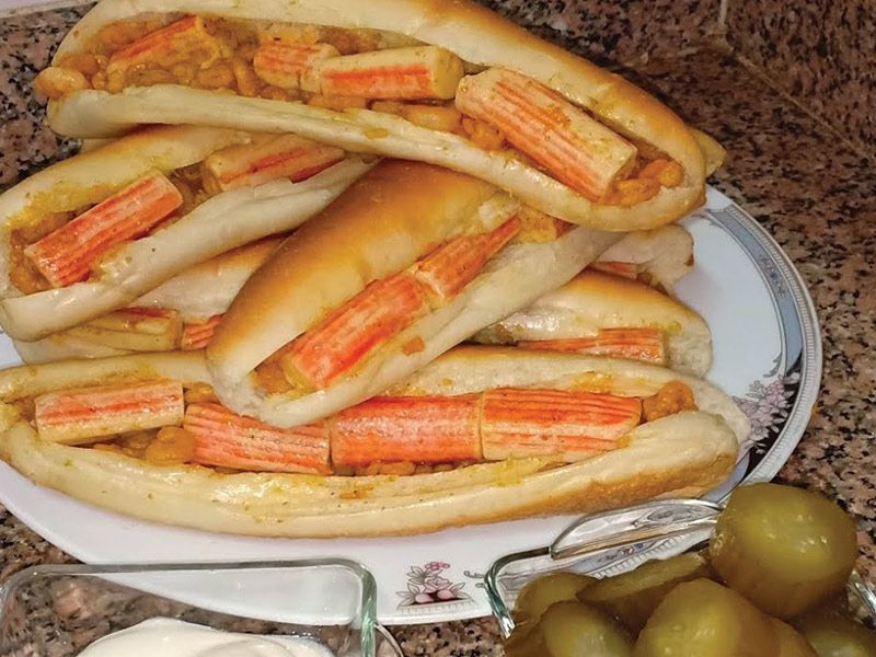 Crab sandwich