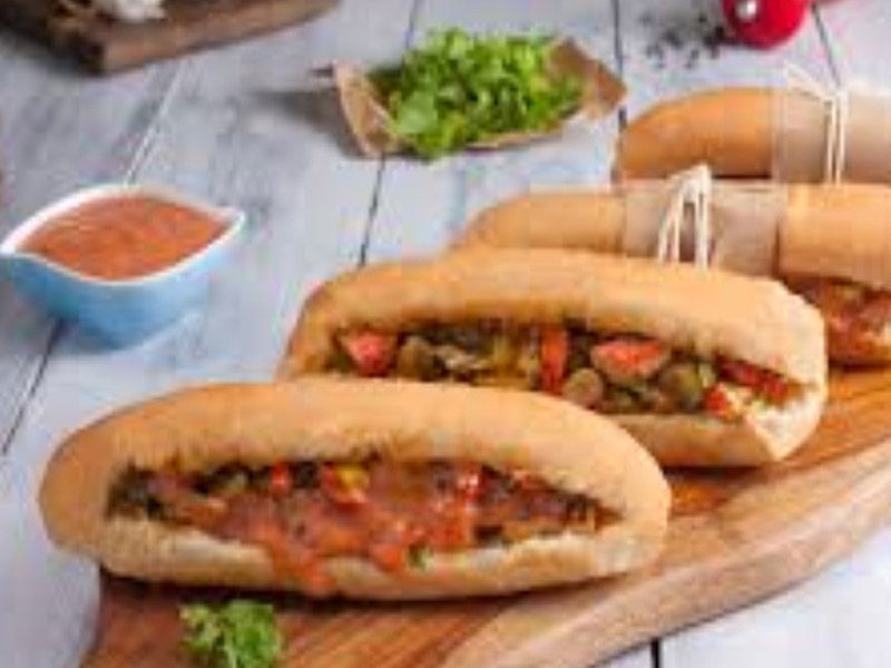 Crabs Sticks Sandwich