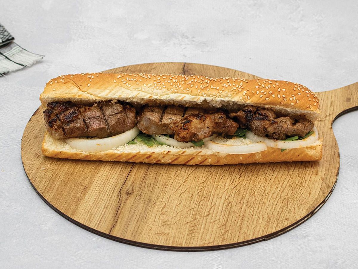 Veal Kebab Sandwich