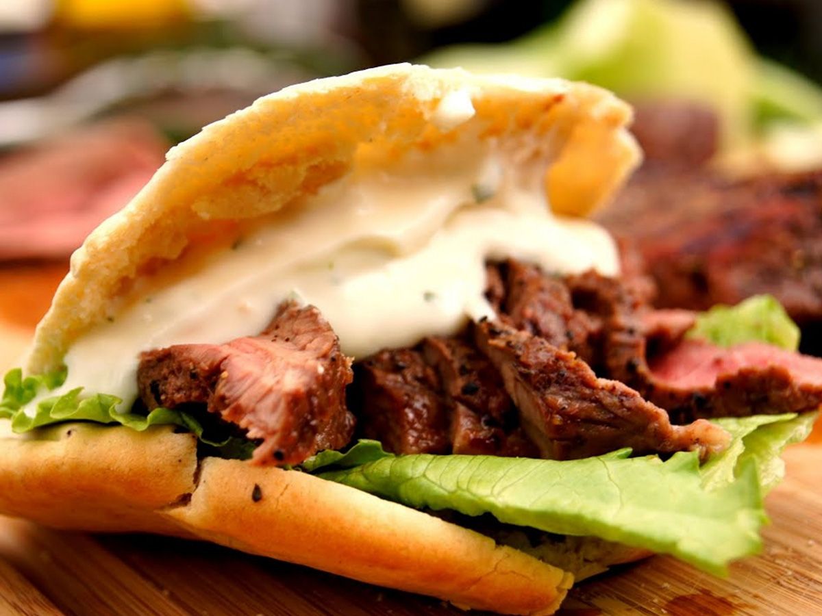 Lamb Kebab Sandwich