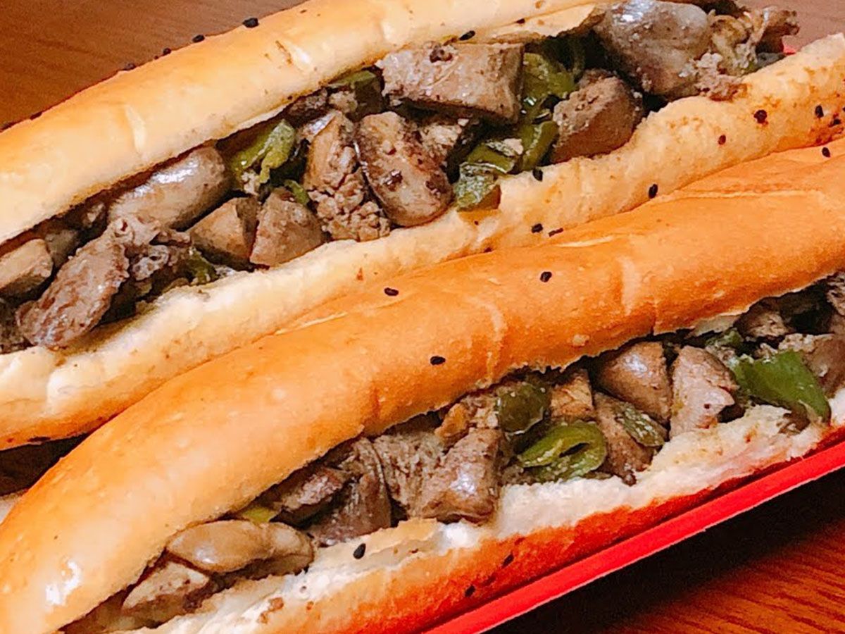 Chicken Liver and Giblets Sandwich