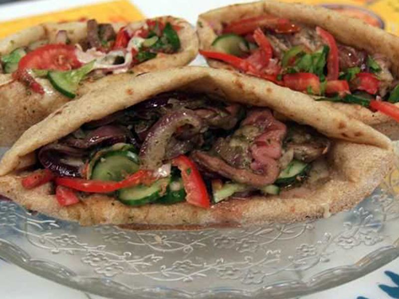 Liver And Giblets Sandwich