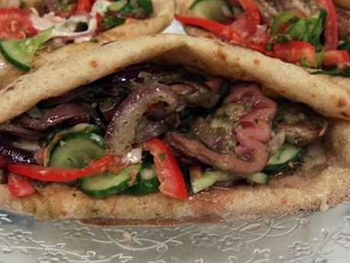 Large Alexandrian Liver Sandwich