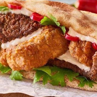 Baladi Liver And Brain Sandwich