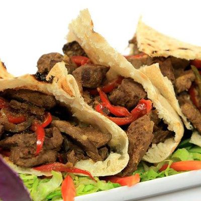 Grilled Iskndrani Liver Sandwich