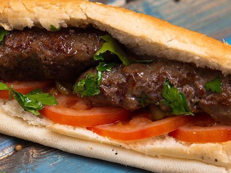 Grilled Kofta Sandwich