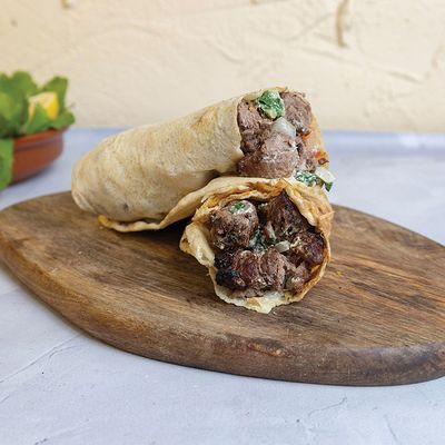 Kofta Roll Sandwich With Mozzarella