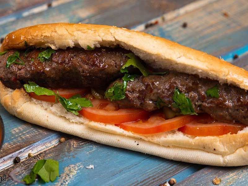 Grilled Kofta Sandwich
