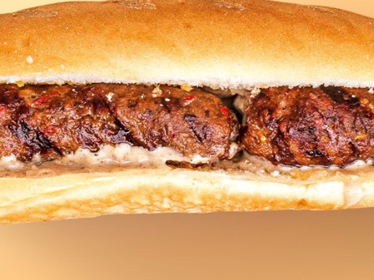Charcoal kofta sandwich