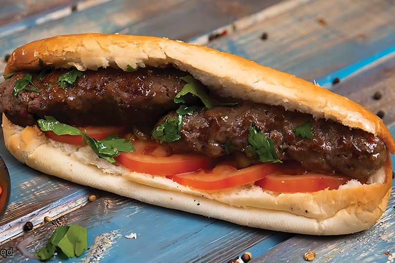 Kofta "on charcoal"