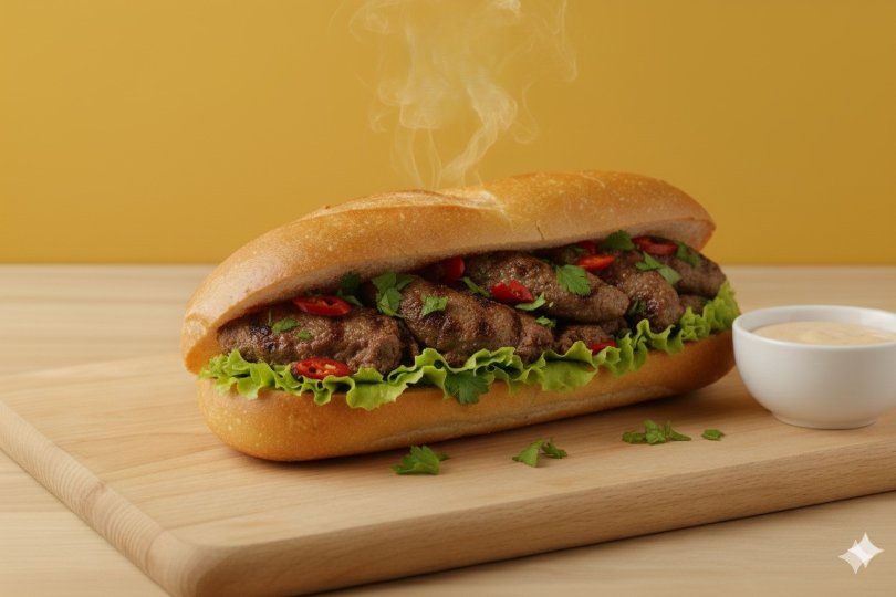 Kofta Oriental Sandwich