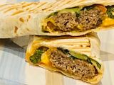 Kofta With Cheddar Cheese Sandwich