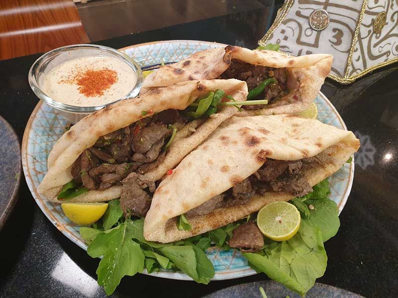 Baladi Mutton Kofta Sandwich