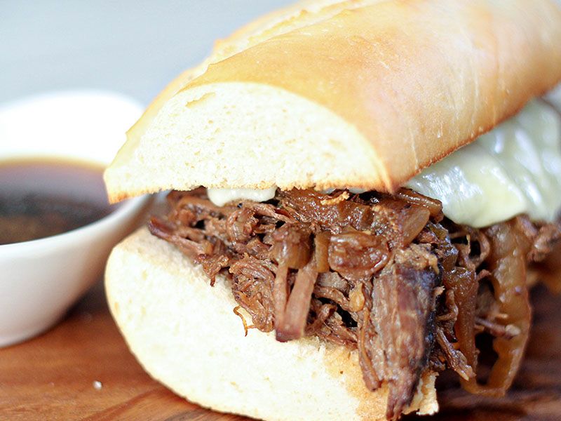 Beef With Onion Sandwich