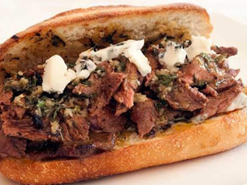 Grilled Meat Sandwich