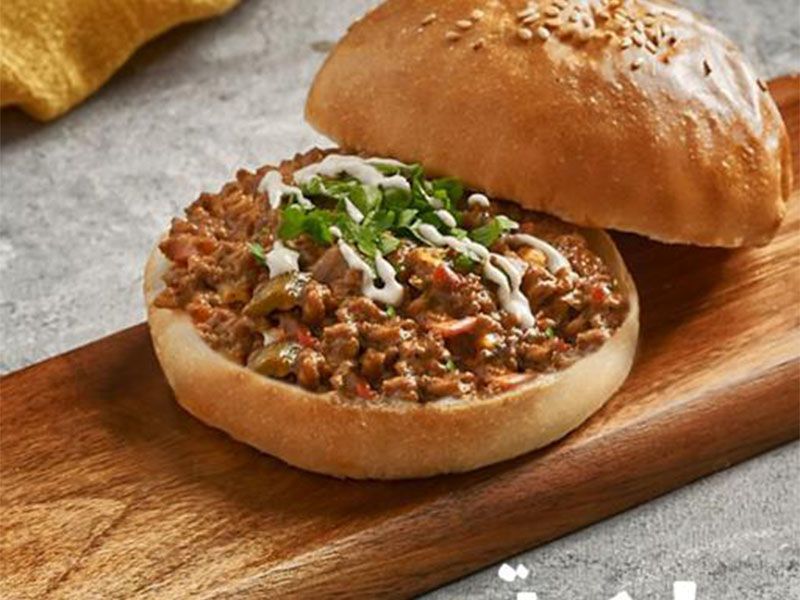 Alexandrian Sausage sandwich