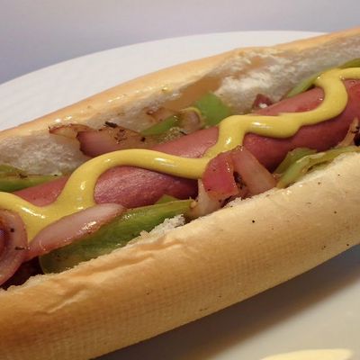Hot dog sandwich