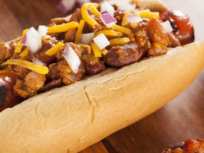 Grilled Oriental Sausage Sandwich