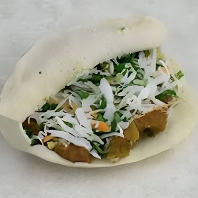 Taamia on Baba Ghannoug Sandwich