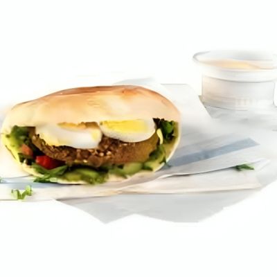 Taamia on Eggs Sandwich