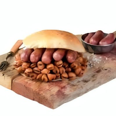 Foul On Hot Dog Sandwich