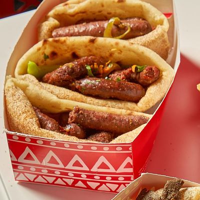 Large sausage sandwich