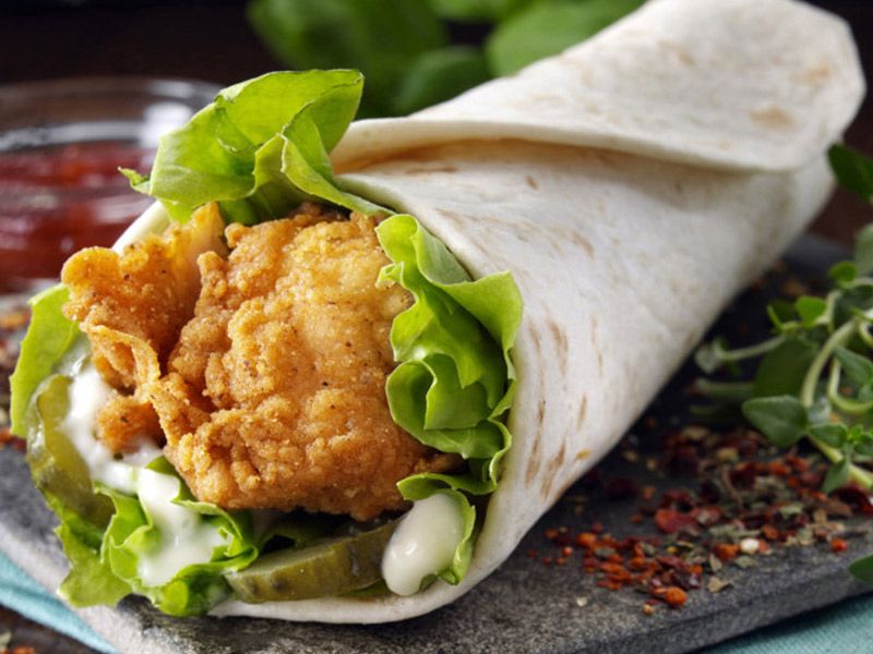 Super Chicken Roll Sandwich