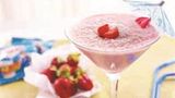 Sweet Sobia With Coconuts And Strawberry