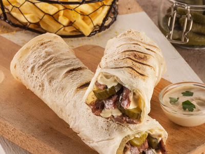 Oriental Sausage Syrian Sandwich