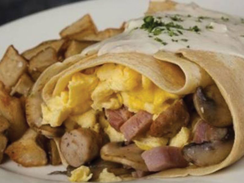 Sausage sandwich